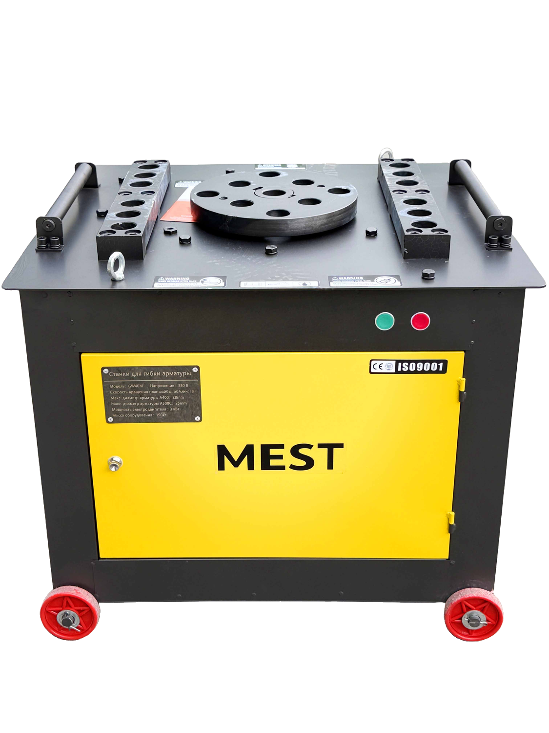 Станок для гибки арматуры MEST GW40M, ручное управление, до 28 мм — фото 2